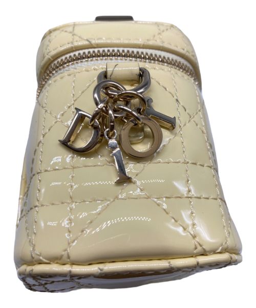 Christian Dior（クリスチャン ディオール）Christian Dior (クリスチャン ディオール) レディディオールマイクロバニティ イエローの古着・服飾アイテム