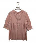 MIU MIUミュウミュウ）の古着「シャツブラウス」｜ピンク