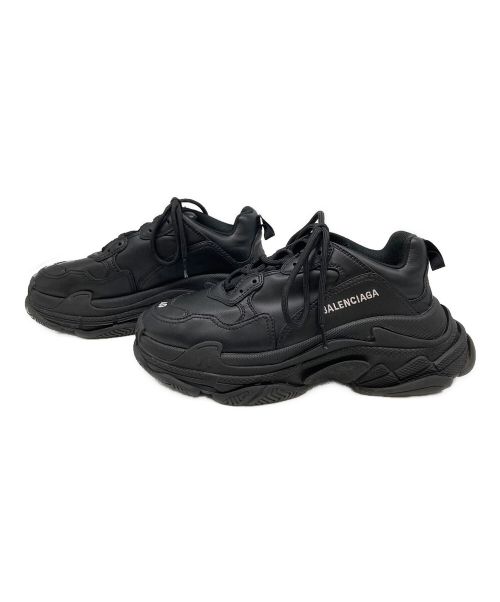 BALENCIAGA（バレンシアガ）BALENCIAGA (バレンシアガ) TRIPLE S スニーカー ブラック サイズ:40の古着・服飾アイテム