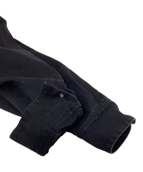 MM6 Maison Margiela（エムエムシックスメゾンマルジェラ）MM6 Maison Margiela (エムエムシックス メゾンマルジェラ) カードデニムロングスリーブシャツ ブラック サイズ:40の古着・服飾アイテム
