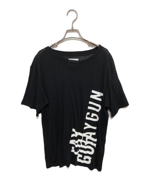 TAKAHIROMIYASHITA TheSoloIst.（タカヒロミヤシタ ザソロイスト）TAKAHIROMIYASHITA TheSoloIst. (タカヒロミヤシタ ザソロイスト) David Carsonプリントカットソー ブラック サイズ:44の古着・服飾アイテム