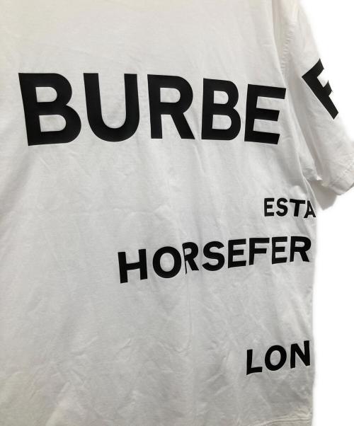 BURBERRY（バーバリー）BURBERRY (バーバリー) ホースフェリー プリントTシャツ ホワイト サイズ:Lの古着・服飾アイテム