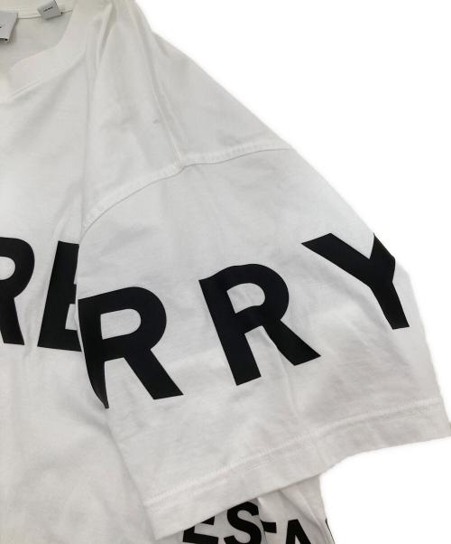 BURBERRY（バーバリー）BURBERRY (バーバリー) ホースフェリー プリントTシャツ ホワイト サイズ:Lの古着・服飾アイテム