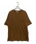 HERMES（エルメス）の古着「HロゴポケットTシャツ」｜ブラウン