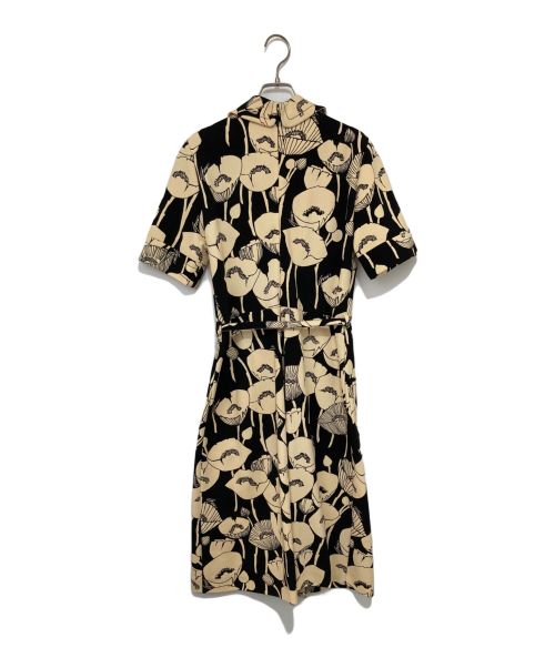 GUCCI（グッチ）GUCCI (グッチ) ポピーフラワープリントワンピース ブラック サイズ:Ｓの古着・服飾アイテム