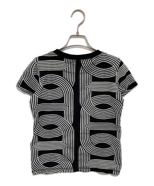 HERMES（エルメス）HERMES (エルメス) マイクロニットTシャツ ブラック サイズ:38の古着・服飾アイテム