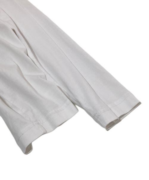 ENFOLD（エンフォルド）ENFOLD (エンフォルド) ニットレイヤードワンピース ブラック×ホワイト サイズ:36の古着・服飾アイテム