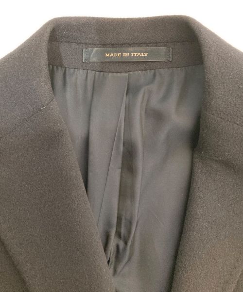 TAGLIATORE（タリアトーレ）TAGLIATORE (タリアトーレ) カシミアフランネルチェスターフィールドコート ネイビー サイズ:42の古着・服飾アイテム