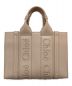 Chloe (クロエ) ソフトレザー製WOODYスモールトートバッグ ピンク：95000円