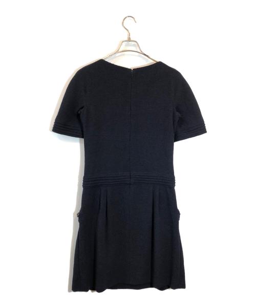 CHANEL（シャネル）CHANEL (シャネル) ツイードワンピース ネイビー サイズ:SIZE 38の古着・服飾アイテム