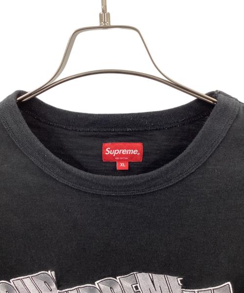 SUPREME（シュプリーム）SUPREME (シュプリーム) CUT LOGO S/S TOP ブラック サイズ:XLの古着・服飾アイテム