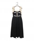 HER LIP TOハーリップトゥ）の古着「Verona Tweed Long Dress」｜ブラック