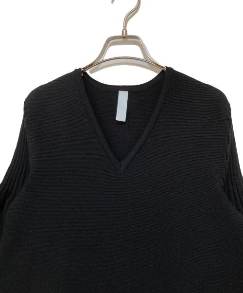 CFCL（シーエフシーエル）CFCL (シーエフシーエル) POTTERY SHORT BELL SLEEVE FLARE DRESS ネイビー サイズ:1の古着・服飾アイテム