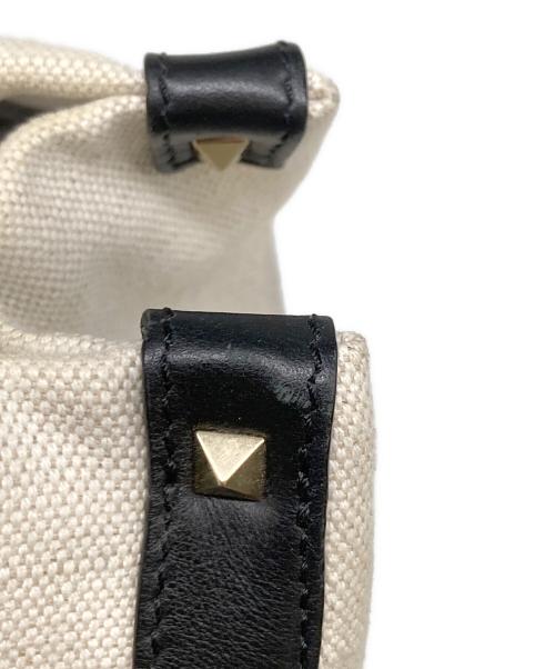VALENTINO（ヴァレンティノ）VALENTINO (ヴァレンティノ) VLTN キャンバス トート ベージュの古着・服飾アイテム
