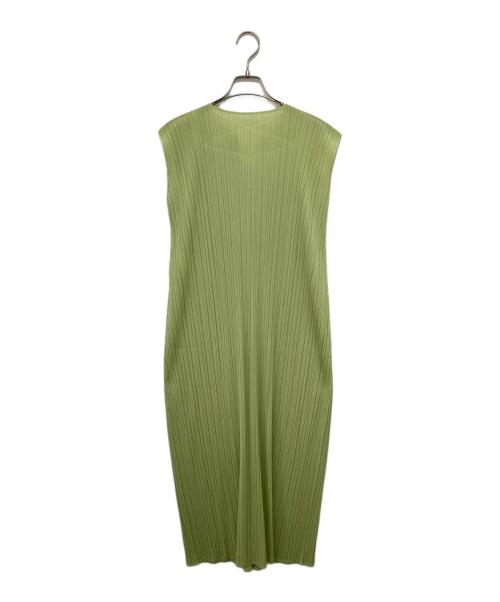PLEATS PLEASE（プリーツプリーズ）PLEATS PLEASE (プリーツプリーズ) プリーツワンピース グリーン サイズ:不明の古着・服飾アイテム