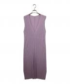 PLEATS PLEASEプリーツプリーズ）の古着「プリーツワンピース」｜ピンク