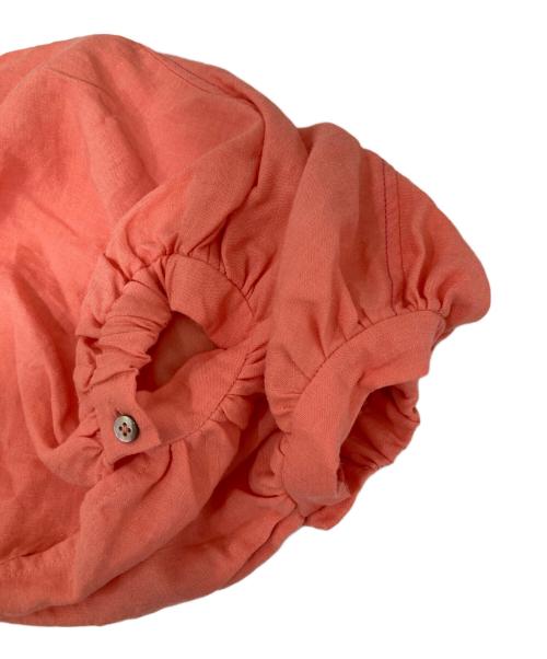 MYLAN（マイラン）MYLAN (マイラン) リネンボリュームスリーブドレス ピンク サイズ:Sの古着・服飾アイテム