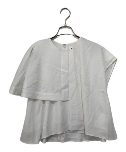 ENFOLD（エンフォルド）ENFOLD (エンフォルド) FRONT－TACK PULLOVER ホワイト サイズ:38の古着・服飾アイテム