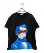 VALENTINO×UNDERCOVERヴァレンティノ×アンダーカバー）の古着「プリントTシャツ」｜ブラック