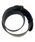 GUCCI (グッチ) ハートクレストレザーベルト ブラック：13000円
