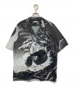 VALENTINOヴァレンティノ）の古着「floating islandオープンカラー シャツ」｜グレー