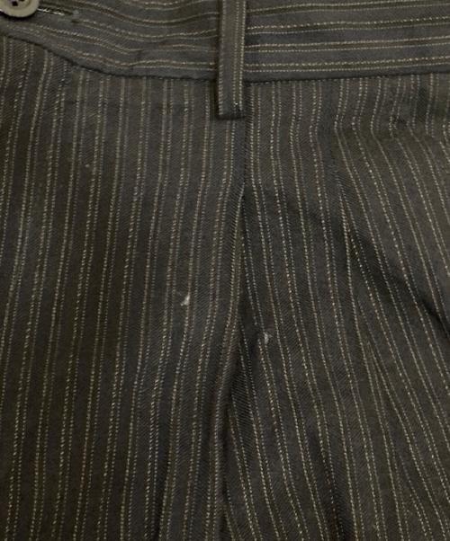 Maison Margiela（メゾンマルジェラ）Maison Margiela (メゾンマルジェラ) ストライプ柄ショートパンツ ネイビー サイズ:44の古着・服飾アイテム