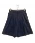 Maison Margiela（メゾンマルジェラ）の古着「ストライプ柄ショートパンツ」｜ネイビー