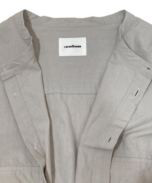COLON（コロン）colon (コロン) 半袖シャツ ベージュ サイズ:5の古着・服飾アイテム