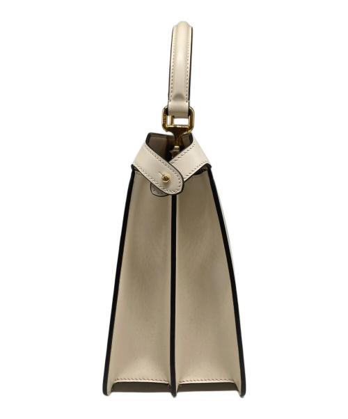 FENDI（フェンディ）FENDI (フェンディ) 2WAYハンドバッグ ピーカブー ミディアム PEEKABOO ISeeU MEDIUM 8BN321  ホワイトの古着・服飾アイテム