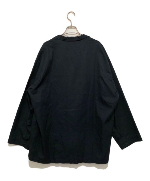 Porter Classic（ポータークラシック）Porter Classic (ポータークラシック) ギャバジンワイドジャケット ネイビー サイズ:Lの古着・服飾アイテム