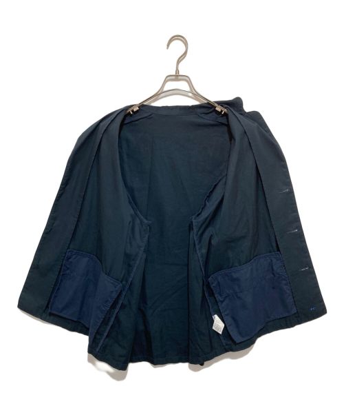 Porter Classic（ポータークラシック）Porter Classic (ポータークラシック) ギャバジンワイドジャケット ネイビー サイズ:Lの古着・服飾アイテム