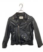 beautiful peopleビューティフルピープル）の古着「ダブルライダースジャケット」｜ブラック