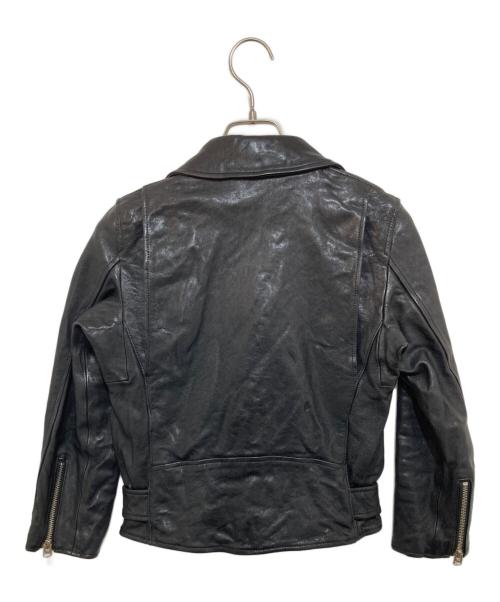 beautiful people（ビューティフルピープル）beautiful people (ビューティフルピープル) ダブルライダースジャケット ブラック サイズ:130の古着・服飾アイテム