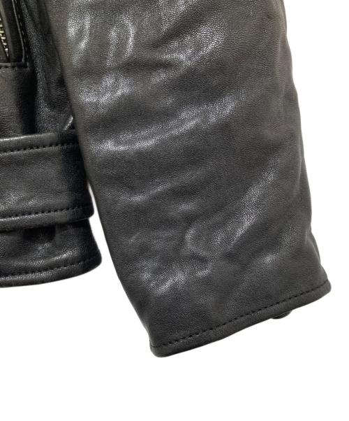 beautiful people（ビューティフルピープル）beautiful people (ビューティフルピープル) ダブルライダースジャケット ブラック サイズ:130の古着・服飾アイテム