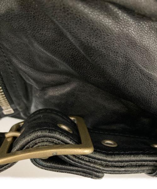 beautiful people（ビューティフルピープル）beautiful people (ビューティフルピープル) ダブルライダースジャケット ブラック サイズ:130の古着・服飾アイテム