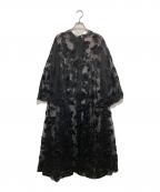 Simone Rocha×H&Mシモーネ ロシャ×エイチアンドエム）の古着「シアーワンピース」｜ブラック