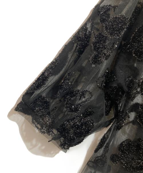 Simone Rocha（シモーネ ロシャ）Simone Rocha (シモーネ ロシャ) H&M (エイチアンドエム) シアーワンピース ブラック サイズ:Sの古着・服飾アイテム