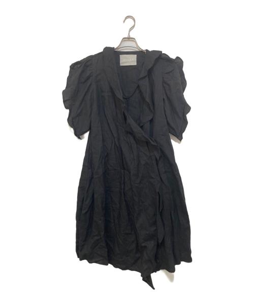 MYLAN（マイラン）MYLAN (マイラン) リネンワンピース ブラック サイズ:不明の古着・服飾アイテム