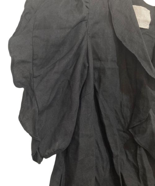 MYLAN（マイラン）MYLAN (マイラン) リネンワンピース ブラック サイズ:不明の古着・服飾アイテム