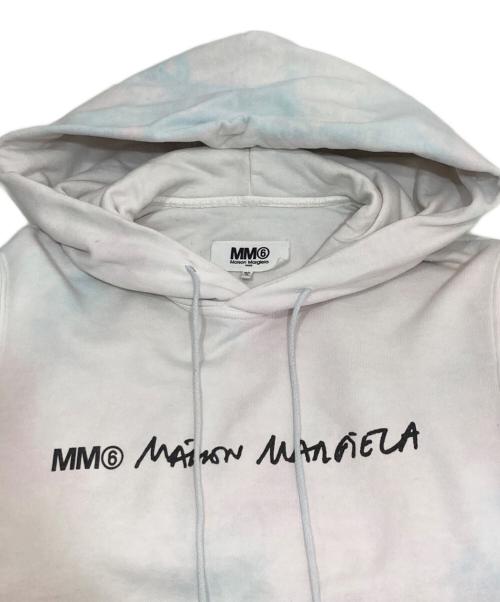 MM6 Maison Margiela（エムエムシックスメゾンマルジェラ）MM6 Maison Margiela (エムエムシックス メゾンマルジェラ) ロゴプリント タイダイパーカー マルチカラー サイズ:Sの古着・服飾アイテム