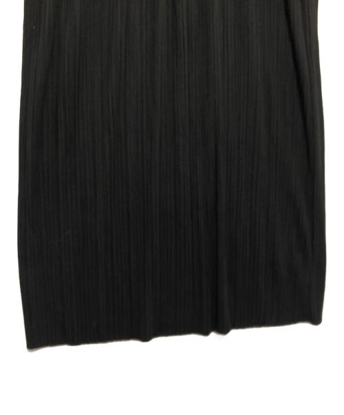 ISSEY MIYAKE（イッセイミヤケ）ISSEY MIYAKE (イッセイミヤケ) プリーツフリンジスカート ブラック サイズ:3の古着・服飾アイテム