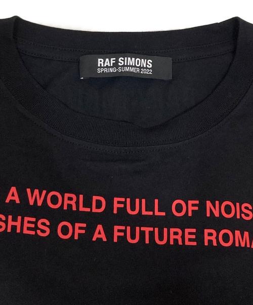 RAF SIMONS（ラフシモンズ）RAF SIMONS (ラフシモンズ) TOUR Oversized T-shirt ブラック サイズ:Sの古着・服飾アイテム