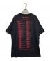 RAF SIMONS (ラフシモンズ) TOUR Oversized T-shirt ブラック サイズ:S：11000円