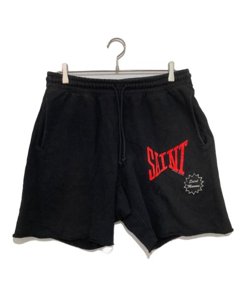 SAINT MICHAEL（セントマイケル）SAINT MICHAEL (セントマイケル) SWEAT SHORTS SAINT ブラック サイズ:Mの古着・服飾アイテム
