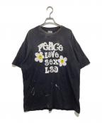 READYMADEレディメイド）の古着「SS T-SHIRT PEACE」｜ブラック