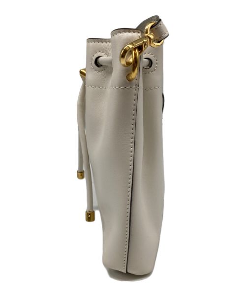 JIMMY CHOO（ジミーチュウ）JIMMY CHOO (ジミーチュウ) ショルダーバッグ ホワイトの古着・服飾アイテム