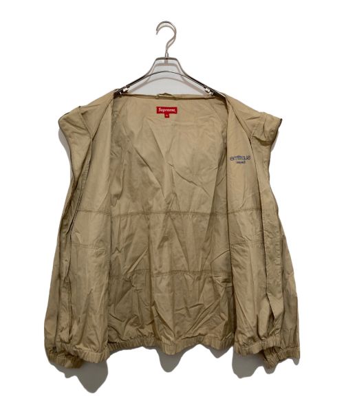 SUPREME（シュプリーム）SUPREME (シュプリーム) cotton hooded raglan jacket ベージュ サイズ:XLの古着・服飾アイテム