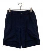 HOMME DEUX COMME des GARCONSオムドゥ コム デ ギャルソン）の古着「ウール混ハーフパンツ」｜ネイビー