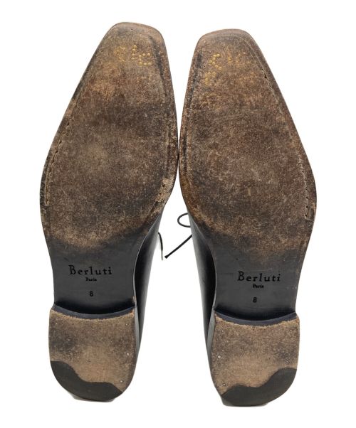 Berluti（ベルルッティ）Berluti (ベルルッティ) アレッサンドロ スカーズ カリグラフィースクリット ブラウン サイズ:8の古着・服飾アイテム