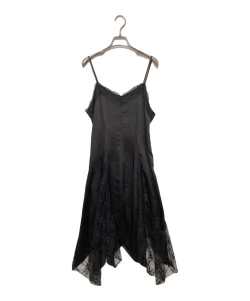 Forget me nots（フォーゲットミーノッツ）Forget me nots (フォーゲットミーノッツ) レースキャミソールワンピース ブラック サイズ:SIZE Freeの古着・服飾アイテム